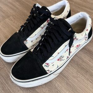 Vans Old Skool Skate Ditsy Floral White